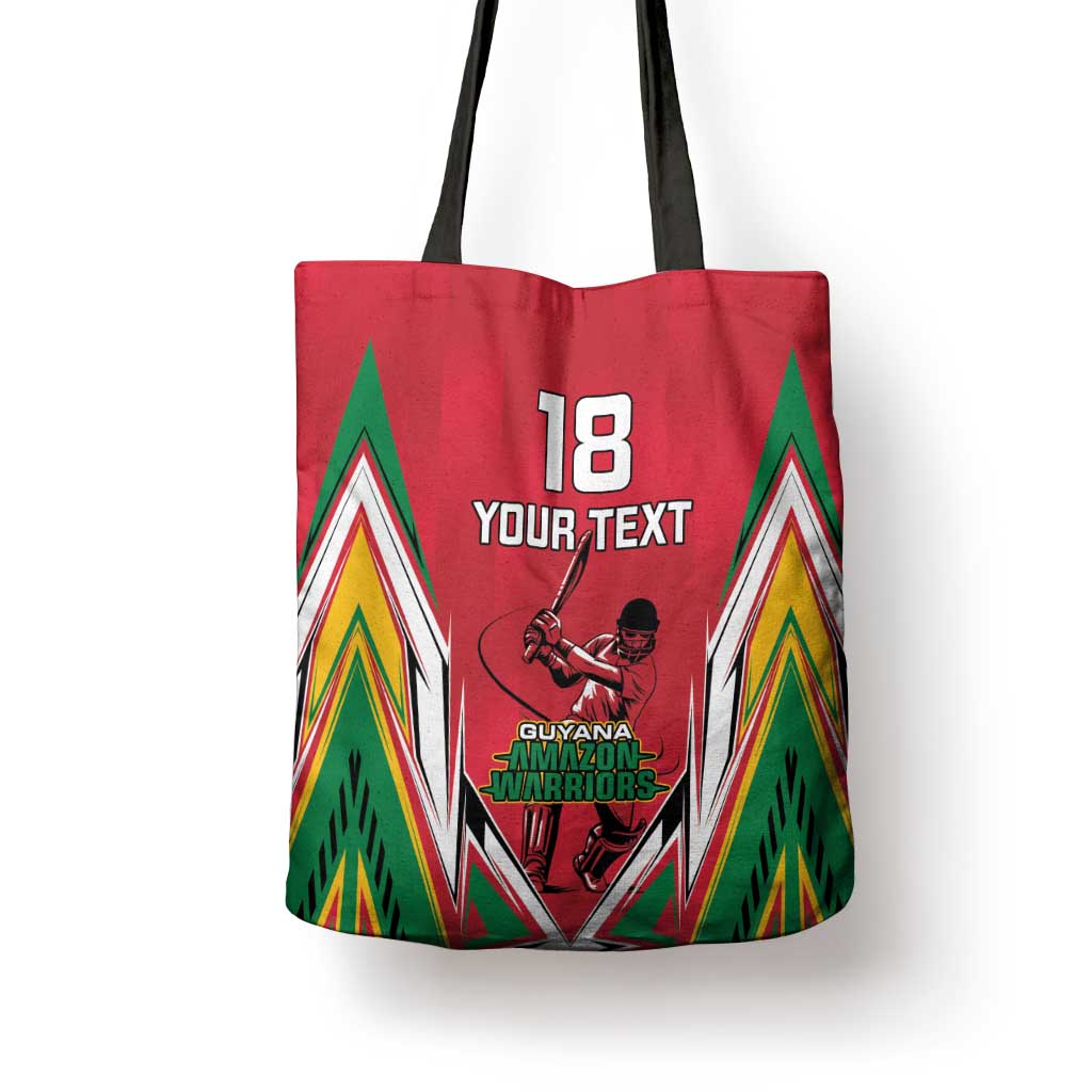 Guyana Cricket Amazon Warriors Custom Tote Bag Go Champion