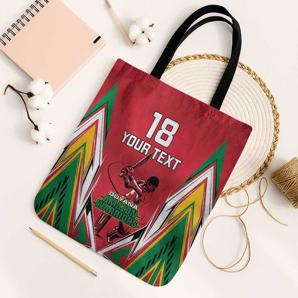 Guyana Cricket Amazon Warriors Custom Tote Bag Go Champion