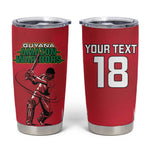 Guyana Cricket Amazon Warriors Custom Tumbler Cup Go Champion - African Pride