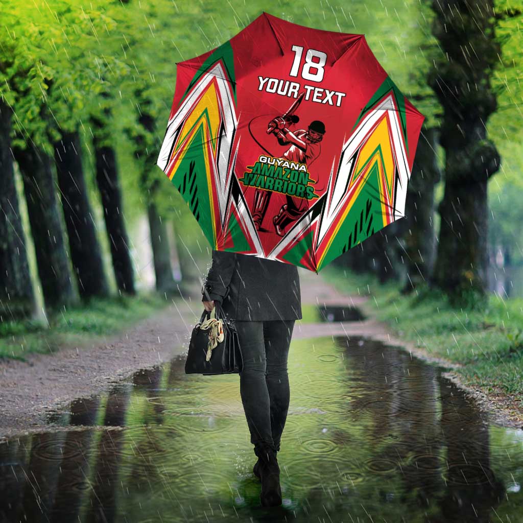 Guyana Cricket Amazon Warriors Custom Umbrella Go Champion