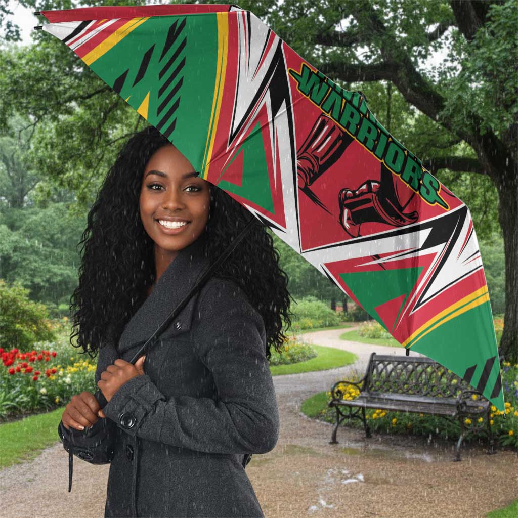 Guyana Cricket Amazon Warriors Custom Umbrella Go Champion