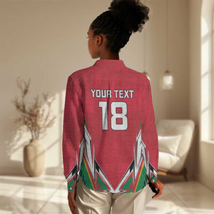 Guyana Cricket Amazon Warriors Custom Women Casual Shirt Go Champion - African Pride