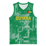 One Team One Game Guyana Football Custom Basketball Jersey Pride Of Guyana Green Version LT18