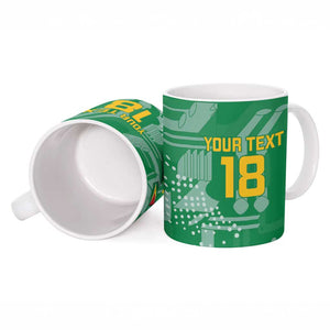 One Team One Game Guyana Football Custom Ceramic Mug Pride Of Guyana Green Version