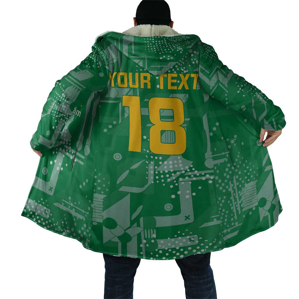 One Team One Game Guyana Football Custom Cloak Pride Of Guyana Green Version