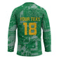 One Team One Game Guyana Football Custom Hockey Jersey Pride Of Guyana Green Version