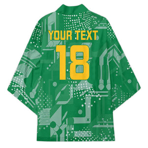 One Team One Game Guyana Football Custom Kimono Pride Of Guyana Green Version