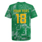 One Team One Game Guyana Football Custom Rugby Jersey Pride Of Guyana Green Version - African Pride