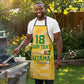 One Team One Game Guyana Football Custom Apron Pride Of Guyana Yellow Version