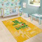 One Team One Game Guyana Football Custom Area Rug Pride Of Guyana Green Version - African Pride