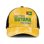 One Team One Game Guyana Baseball Net Cap Pride Of Guyana Green Version - African Pride