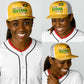 One Team One Game Guyana Baseball Net Cap Pride Of Guyana Green Version - African Pride