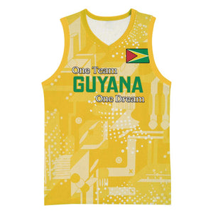 One Team One Game Guyana Football Custom Basketball Jersey Pride Of Guyana Green Version LT18