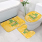 One Team One Game Guyana Football Custom Bathroom Set Pride Of Guyana Yellow Version