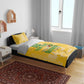 One Team One Game Guyana Football Custom Bedding Set Pride Of Guyana Green Version - African Pride