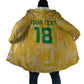 One Team One Game Guyana Football Custom Cloak Pride Of Guyana Yellow Version