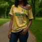 One Team One Game Guyana Football Custom Cross Shoulder Shirt Pride Of Guyana Yellow Version