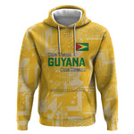 One Team One Game Guyana Football Custom Hoodie Pride Of Guyana Green Version - African Pride