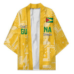 One Team One Game Guyana Football Custom Kimono Pride Of Guyana Yellow Version