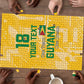 One Team One Game Guyana Football Custom Puzzle Pride Of Guyana Yellow Version
