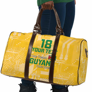One Team One Game Guyana Football Custom Travel Bag Pride Of Guyana Yellow Version