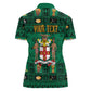 Personalized Afro-Jamaicans Merri Crissmuss Women Polo Shirt Coat Of Arms - Xmas