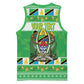 Personalized Afro Tanzania Christmas Basketball Jersey Heri ya Krismasi With Coat Of Arms LT18