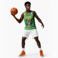 Personalized Afro Tanzania Christmas Basketball Jersey Heri ya Krismasi With Coat Of Arms LT18