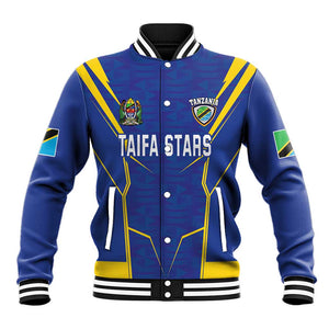 Custom Afro Tanzania Football Baseball Jacket Taifa Stars Go Champion