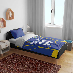 Custom Afro Tanzania Football Bedding Set Taifa Stars Go Champion