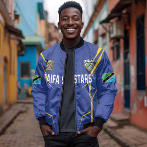 Custom Afro Tanzania Football Bomber Jacket Taifa Stars Go Champion