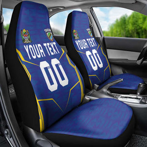 Custom Afro Tanzania Football Car Seat Cover Taifa Stars Go Champion