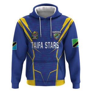 Custom Afro Tanzania Football Hoodie Taifa Stars Go Champion