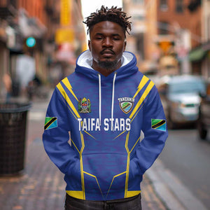 Custom Afro Tanzania Football Hoodie Taifa Stars Go Champion