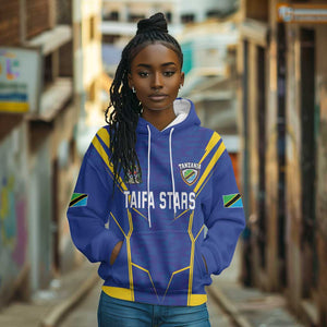 Custom Afro Tanzania Football Hoodie Taifa Stars Go Champion