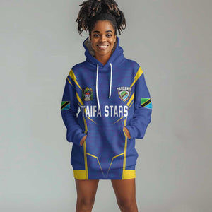 Custom Afro Tanzania Football Hoodie Dress Taifa Stars Go Champion