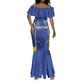 Custom Afro Tanzania Football Mermaid Dress Taifa Stars Go Champion