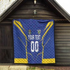 Custom Afro Tanzania Football Quilt Taifa Stars Go Champion