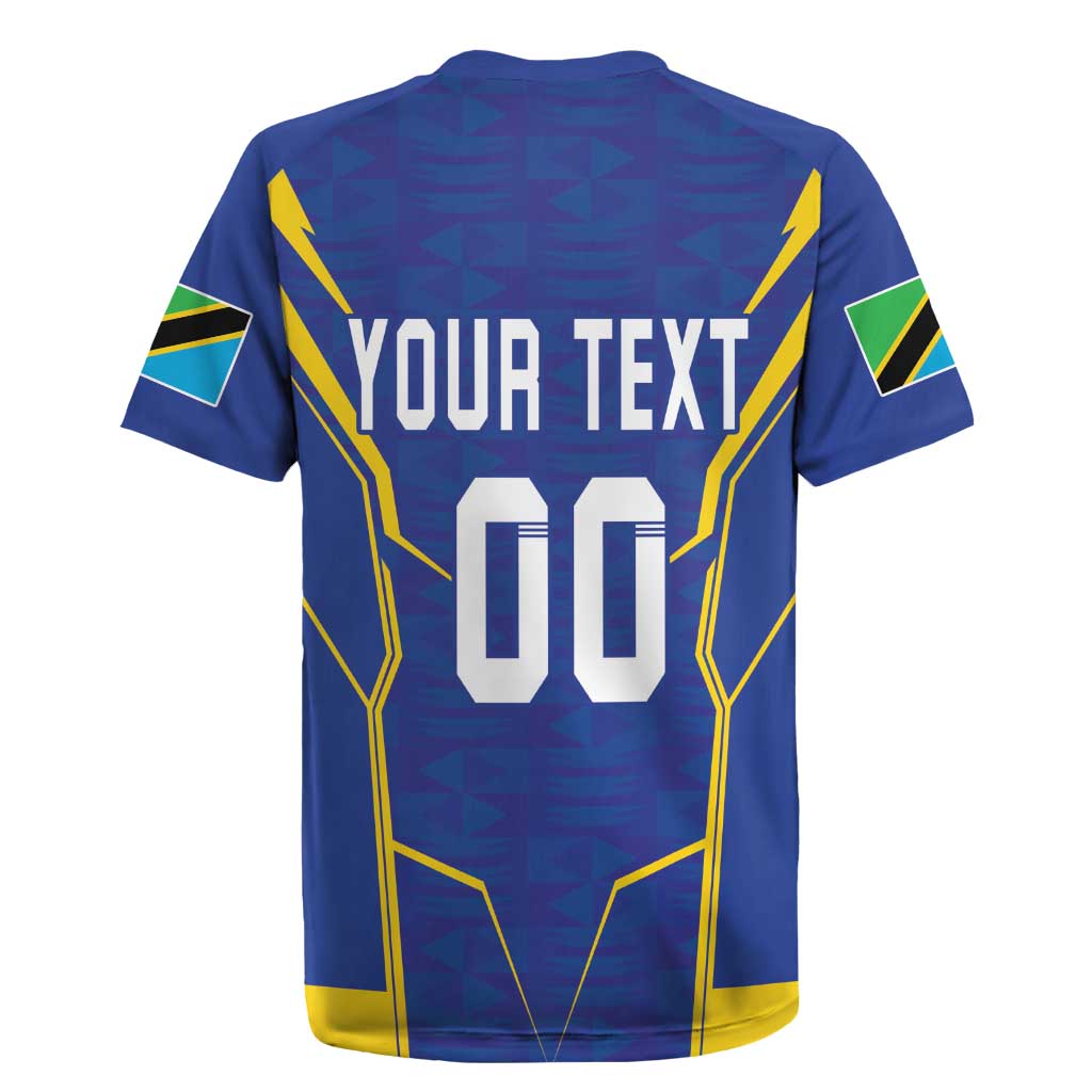Custom Afro Tanzania Football Rugby Jersey Taifa Stars Go Champion