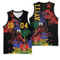 Afro-Haitians Negre Marron Basketball Jersey Libete Egalite Fratenite - African Pride