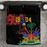 Afro-Haitians Negre Marron Bedding Set Libete Egalite Fratenite - African Pride