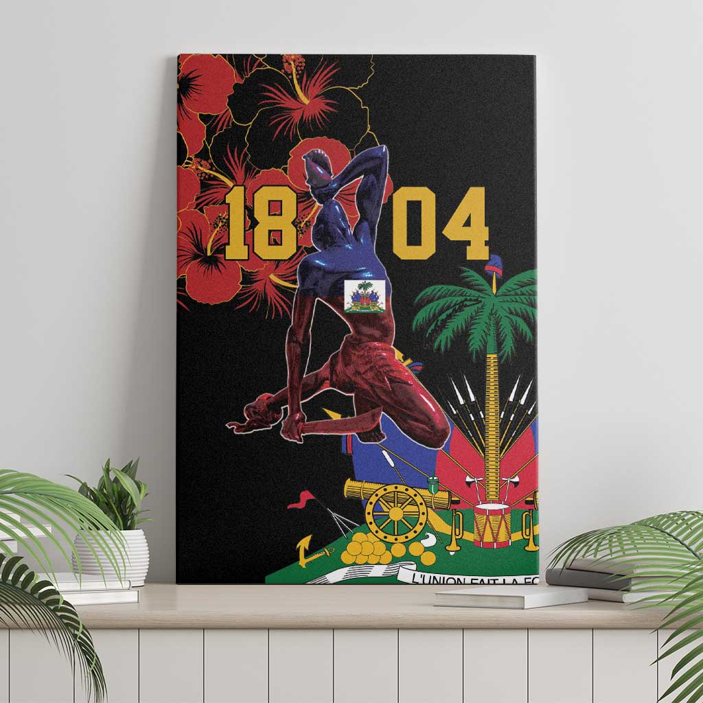 Afro-Haitians Negre Marron Canvas Wall Art Libete Egalite Fratenite - African Pride