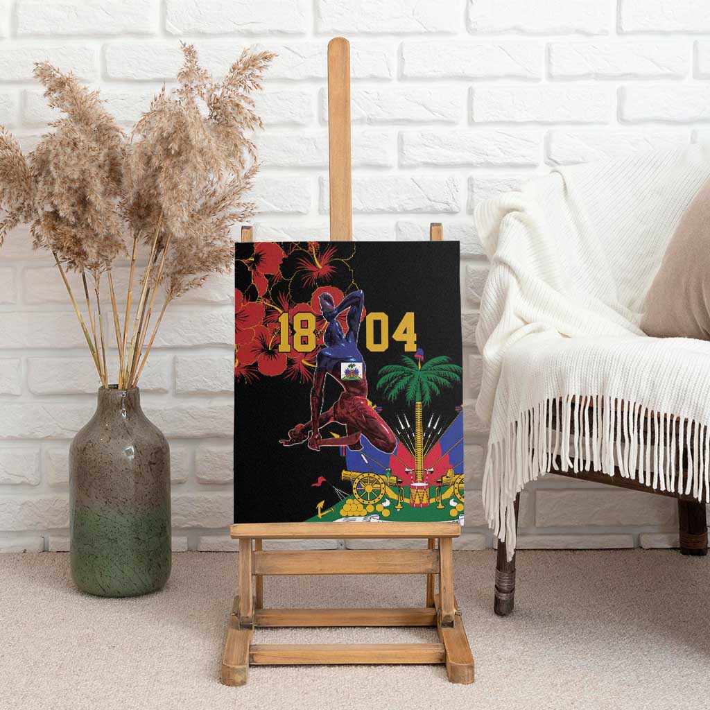 Afro-Haitians Negre Marron Canvas Wall Art Libete Egalite Fratenite - African Pride