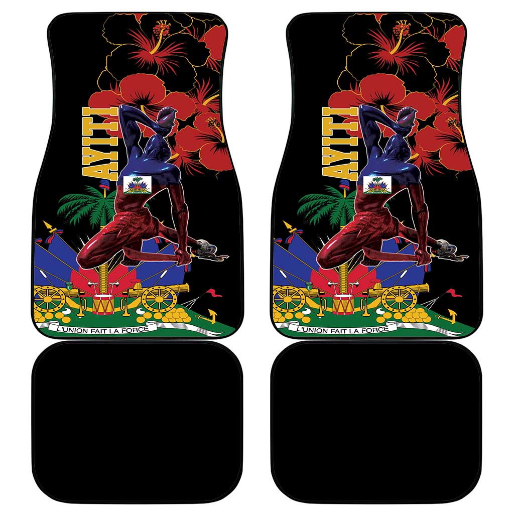 Afro-Haitians Negre Marron Car Mats Libete Egalite Fratenite - African Pride