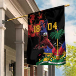 Afro-Haitians Negre Marron Garden Flag Libete Egalite Fratenite - African Pride