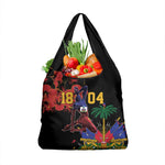 Afro-Haitians Negre Marron Grocery Bag Libete Egalite Fratenite - African Pride