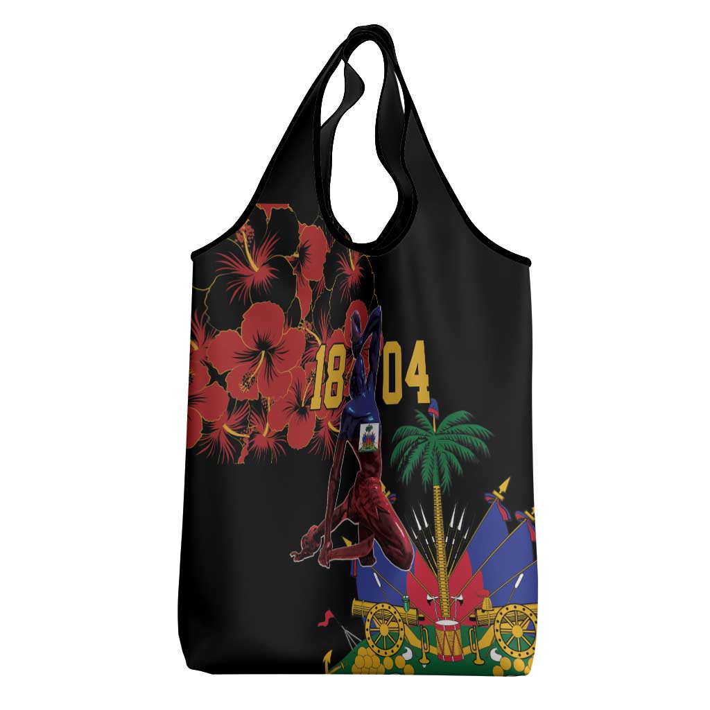 Afro-Haitians Negre Marron Grocery Bag Libete Egalite Fratenite - African Pride