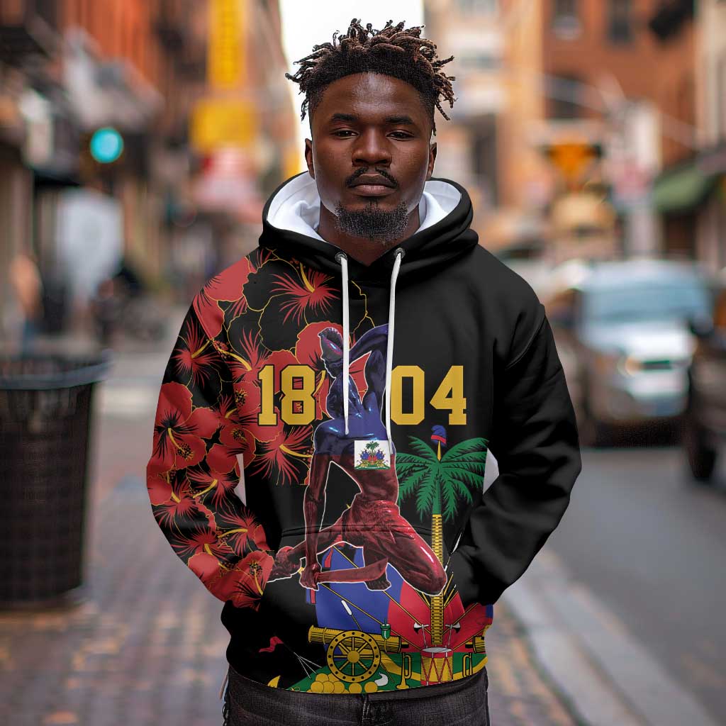 Afro-Haitians Negre Marron Hoodie Libete Egalite Fratenite - African Pride