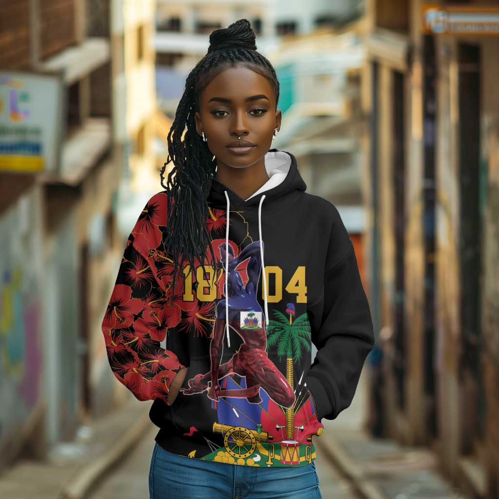 Afro-Haitians Negre Marron Hoodie Libete Egalite Fratenite - African Pride