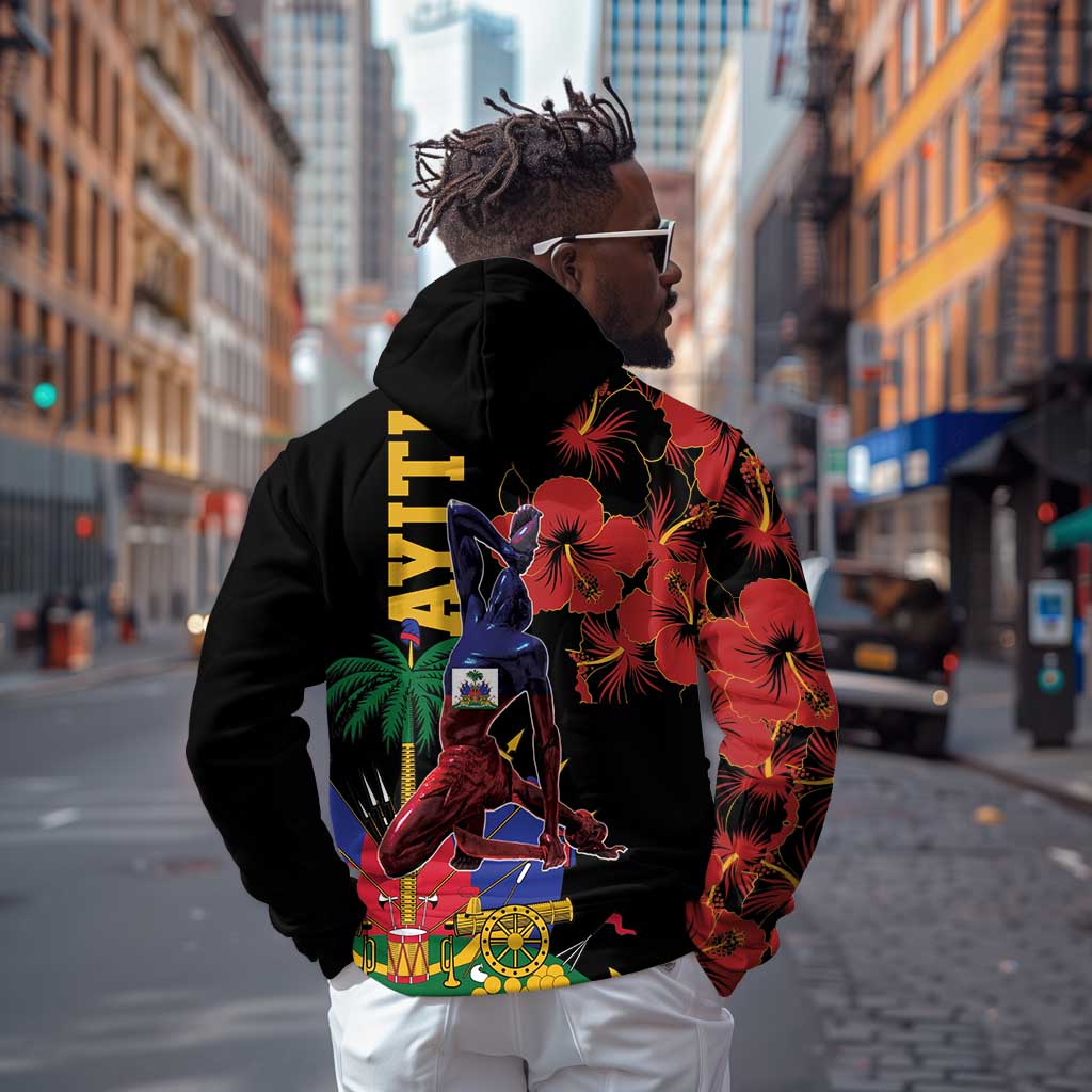 Afro-Haitians Negre Marron Hoodie Libete Egalite Fratenite - African Pride